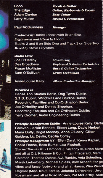 Achtung Baby (CASSETTE) | Very Good Plus (VG+) Excellent (EX)