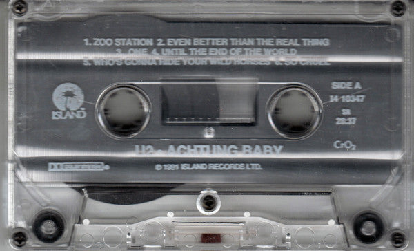 Achtung Baby (CASSETTE) | Very Good Plus (VG+) Excellent (EX)