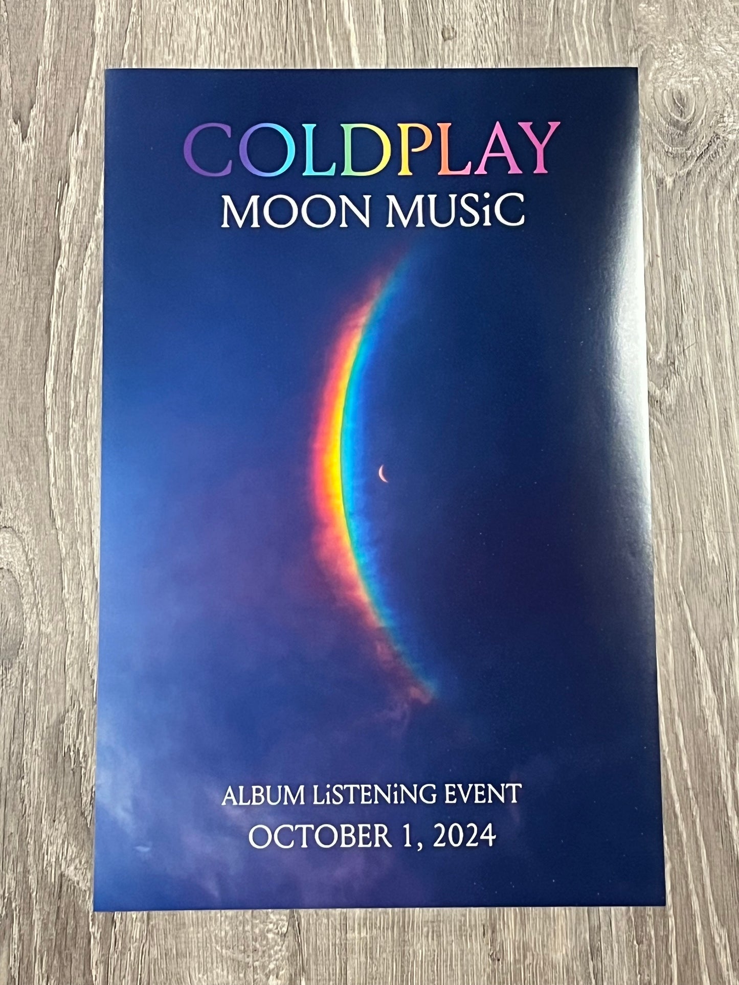 MOON MUSIC *12X16 POSTER* |