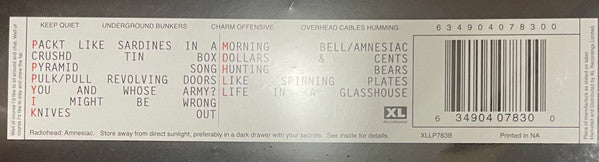 Amnesiac - 45 RPM | Mint (M) Mint (M)- X Vinyl Record