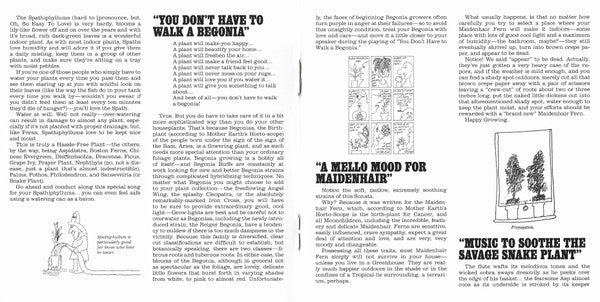 Mother Earth's Plantasia | Mint (M) Mint (M)