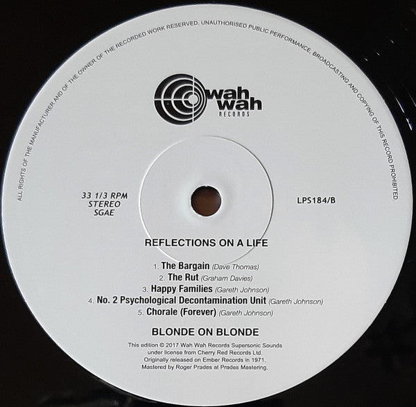 Reflections On A Life (VINYL) | Mint (M) Mint (M)
