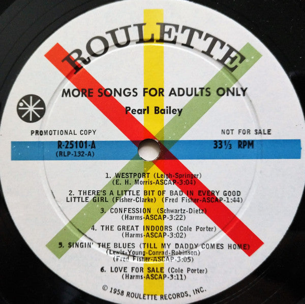 More Songs For Adults Only | Excellent (EX) Very Good Plus (VG+)