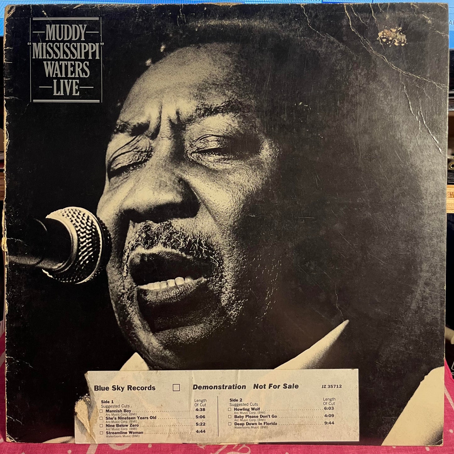 Muddy "Mississippi" Waters Live *SIGNED/PROMO* |