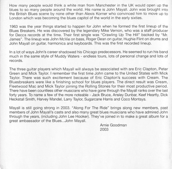 Along For The Ride SACD | Near Mint (NM) Near Mint (NM)