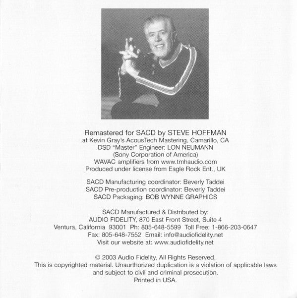 Along For The Ride SACD | Near Mint (NM) Near Mint (NM)