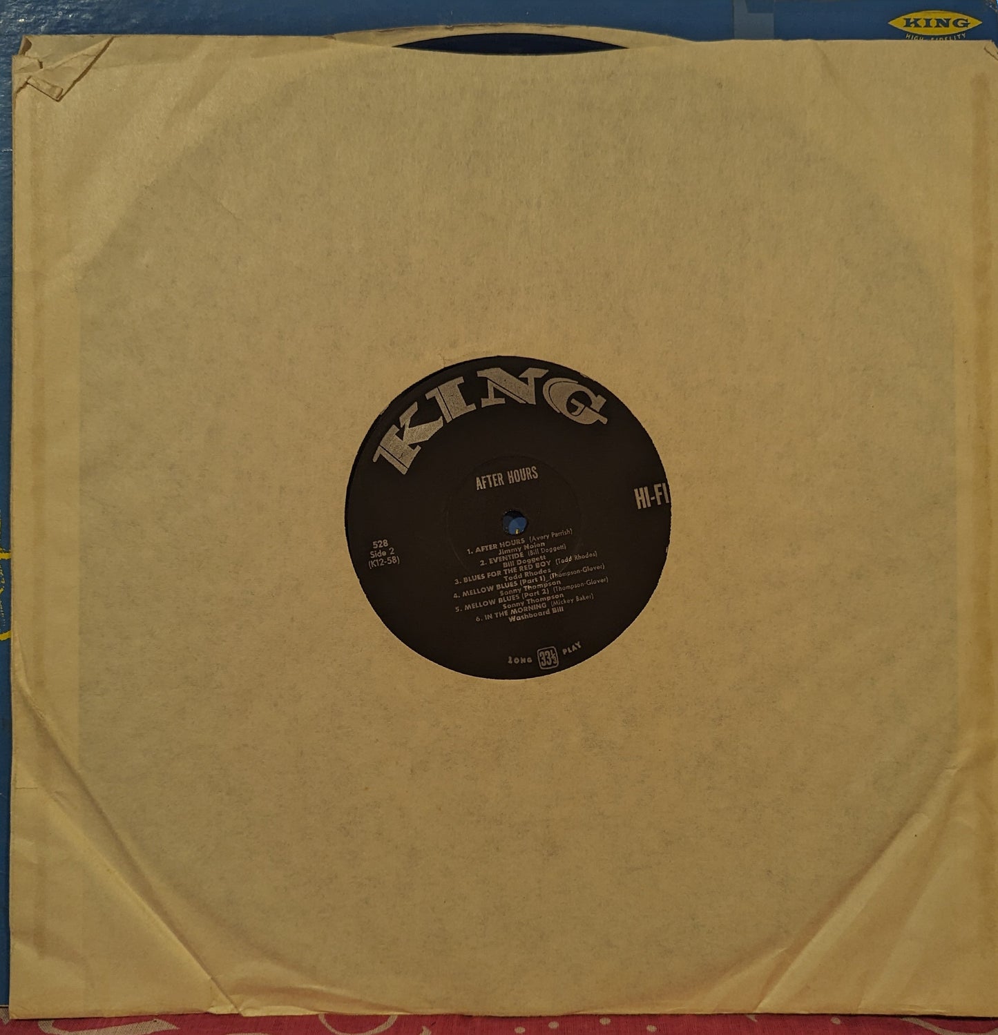 After Hours *MONO* | Very Good (VG) Good Plus (G+)