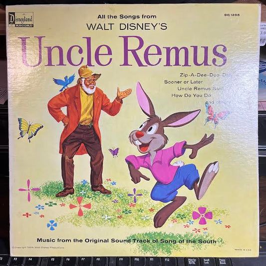 All The Songs From Walt Disney's Uncle Remus (VINYL) | Near Mint- (NM-) Near Mint (NM or M-)