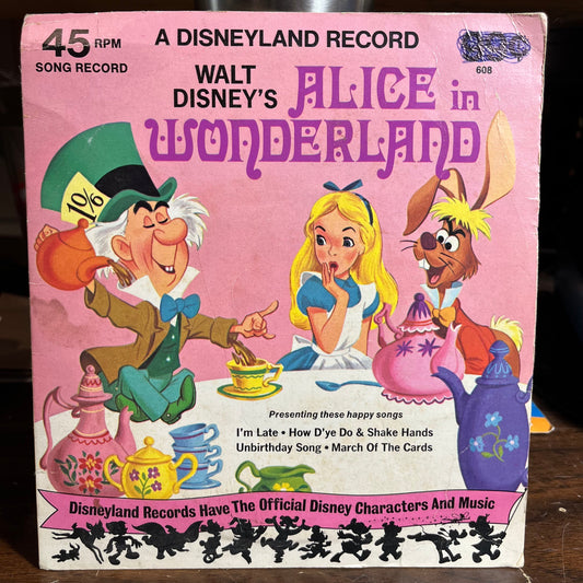 Alice In Wonderland (7" VINYL 45) | Very Good Plus (VG+) Excellent (EX)