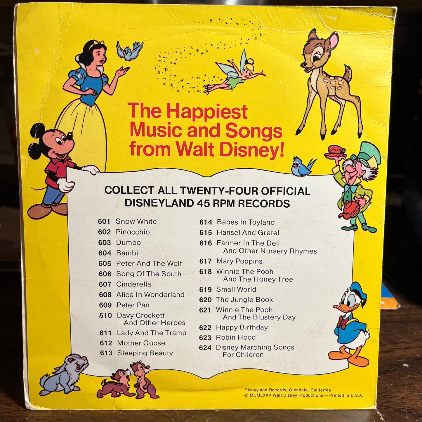 Alice In Wonderland (7" VINYL 45) | Very Good Plus (VG+) Excellent (EX)