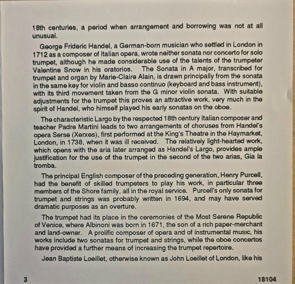 Music For Trumpet And Organ *CD/SEALED* | Mint (M) Mint (M)