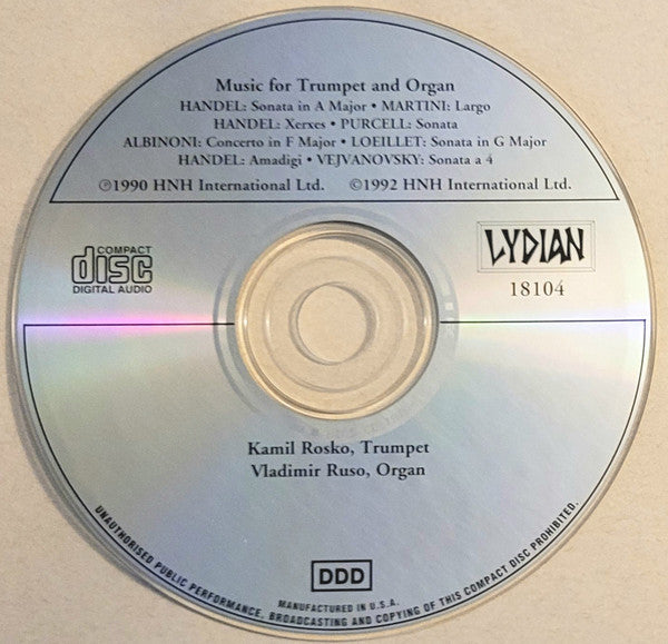 Music For Trumpet And Organ *CD/SEALED* | Mint (M) Mint (M)