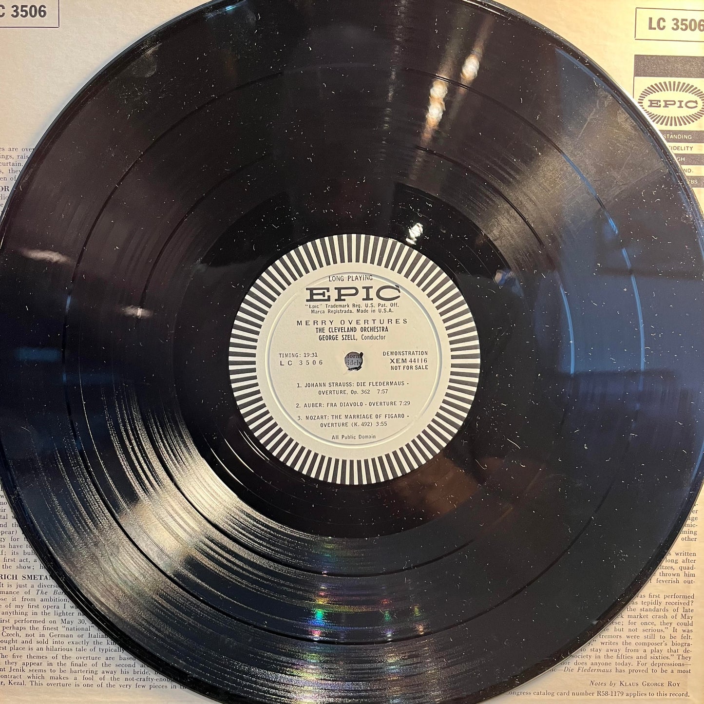 Merry Ouvertures *PROMO* | Excellent (EX) Very Good Plus (VG+)