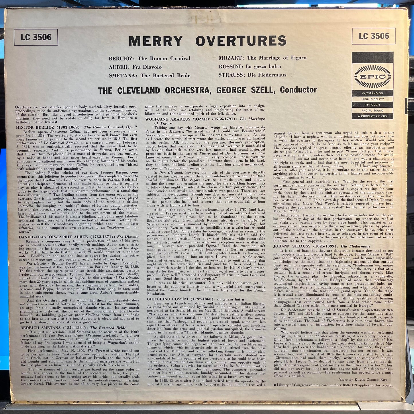 Merry Ouvertures *PROMO* | Excellent (EX) Very Good Plus (VG+)