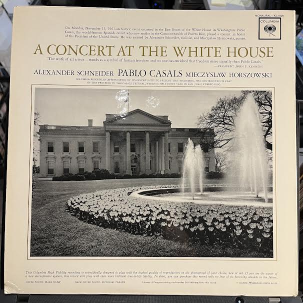 A Concert At The White House (VINYL) | Near Mint (NM or M-) Near Mint- (NM-)
