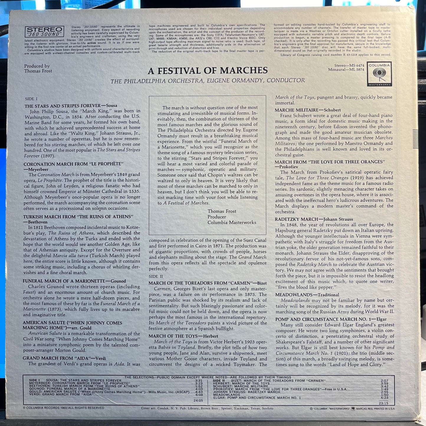 A Festival Of Marches *STEREO* | Near Mint (NM) Excellent (EX)