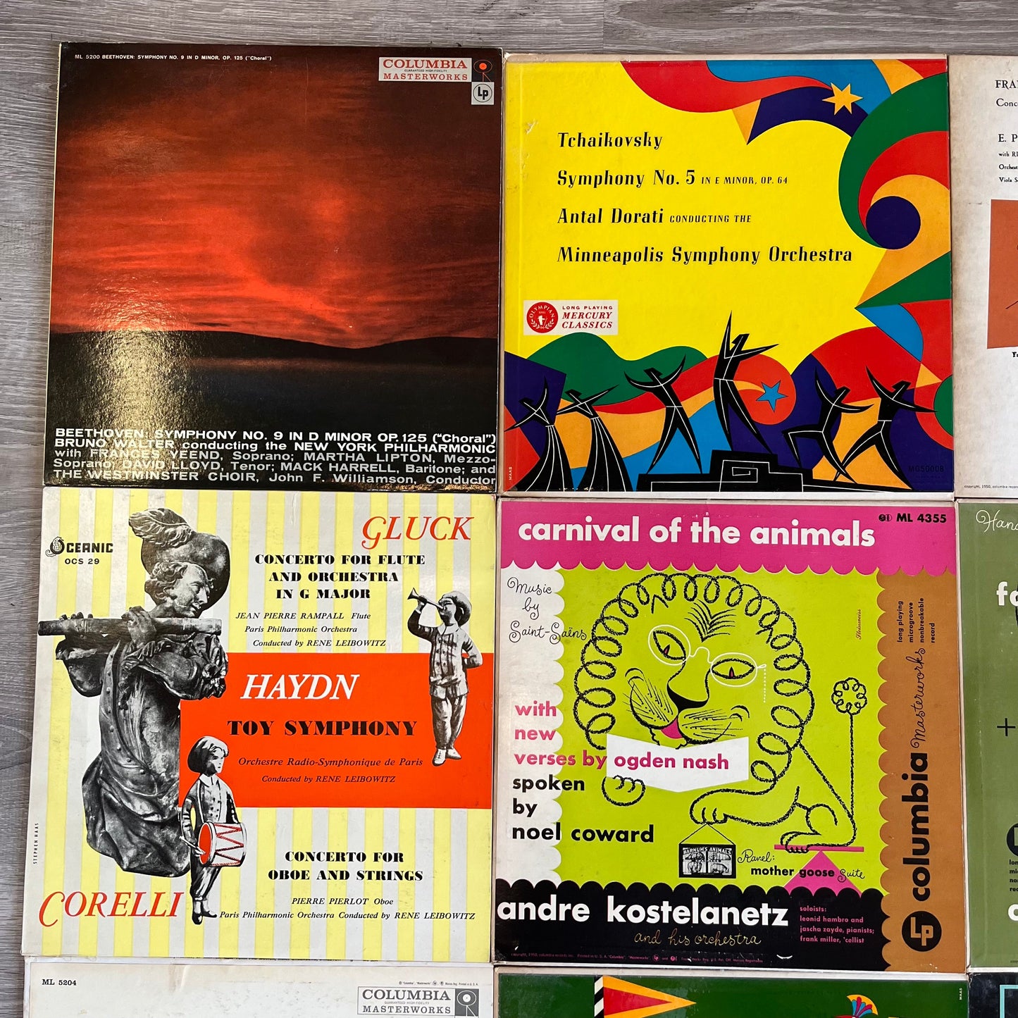 9 Classical LPs LOT 001 | Excellent (EX) Excellent (EX)