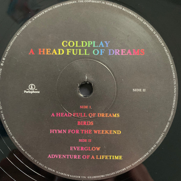 A Head Full Of Dreams | Very Good Plus (VG+) Near Mint (NM)
