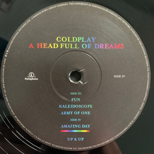 A Head Full Of Dreams | Very Good Plus (VG+) Near Mint (NM)