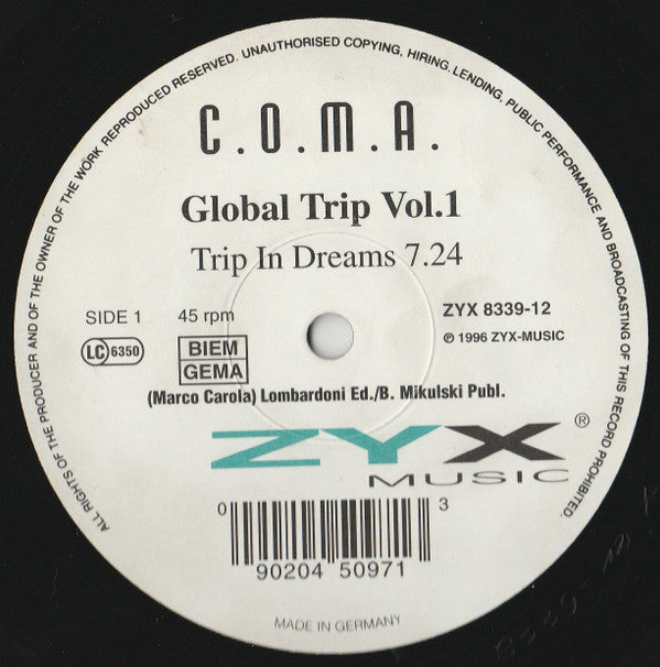 Global Trip Vol. 1 | Very Good Plus (VG+) Generic