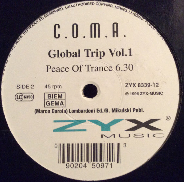 Global Trip Vol. 1 | Very Good Plus (VG+) Generic