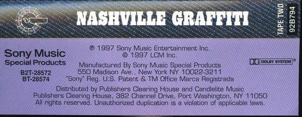 Nashville Graffiti (2X CASSETTE) | Mint (M) Mint (M)