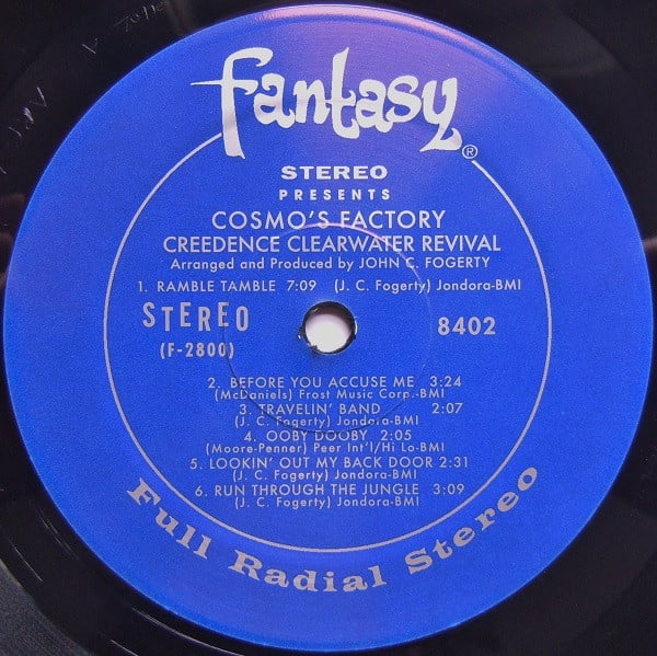 Creedence Clearwater Revival Cosmo's Factory Fantasy LP, Album, RE Mint (M) Mint (M)