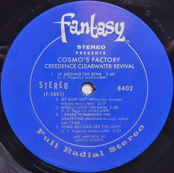 Creedence Clearwater Revival Cosmo's Factory Fantasy LP, Album, RE Mint (M) Mint (M)