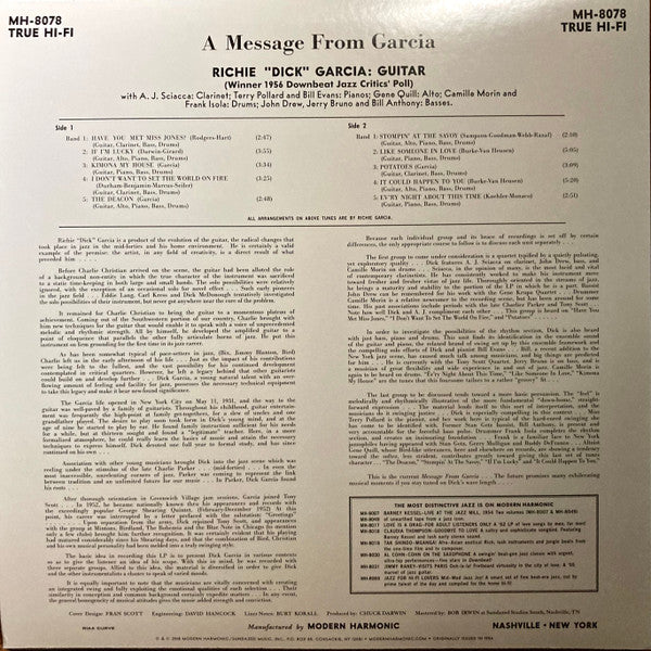 A Message From Garcia | Mint (M) Mint (M)