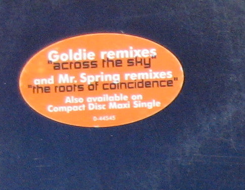 Across The Sky / The Roots Of Coincidence (GOLDIE) | Excellent+ (EX+) Excellent (EX)