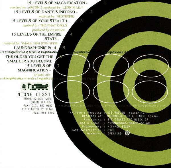 15 Levels Of Magnification (CD) | Near Mint (NM) Near Mint (NM)