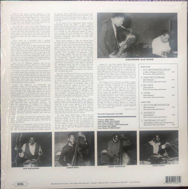 Duke Ellington & John Coltrane Duke Ellington & John Coltrane DOL LP, Album, RE, Blu Mint (M) Mint (M)