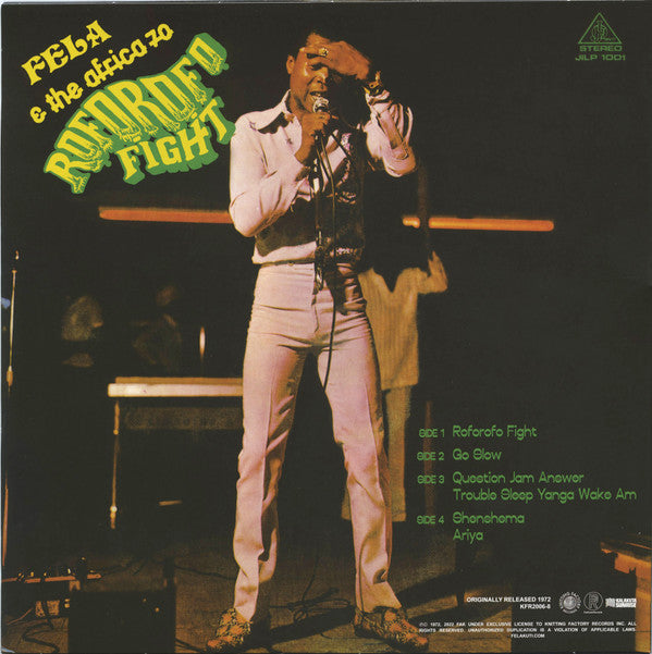 Music Of Fela - Roforofo Fight | Mint (M) Mint (M)