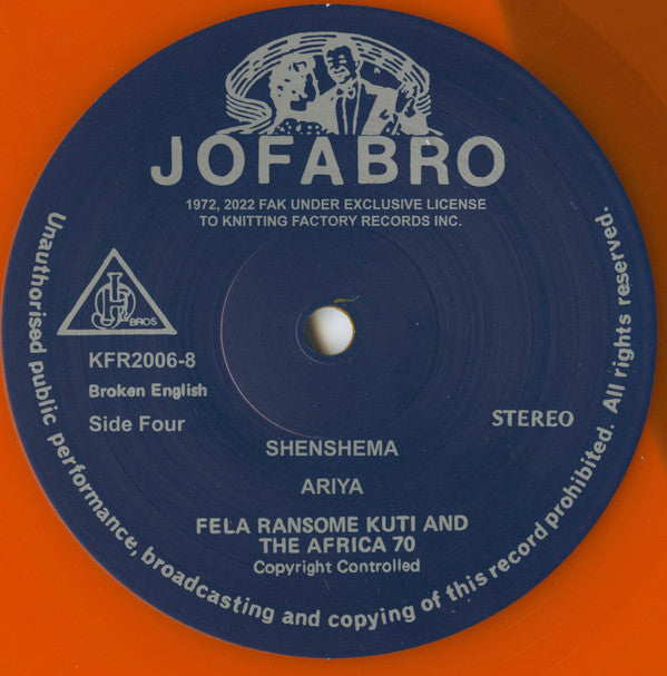 Music Of Fela - Roforofo Fight | Mint (M) Mint (M)