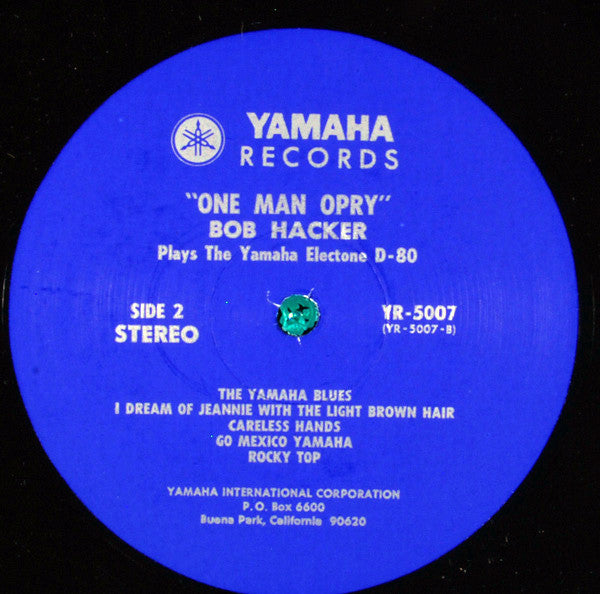 "One Man Opry" Bob Hacker Plays The Yamaha Electone D-80 (VINYL) | Near Mint (NM) Excellent (EX)