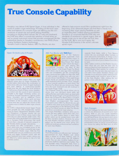 "One Man Opry" Bob Hacker Plays The Yamaha Electone D-80 (VINYL) | Near Mint (NM) Excellent (EX)