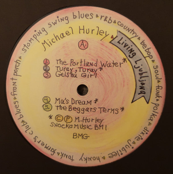 Michael Hurley Living Ljubljana LP Mint (M) Mint (M)