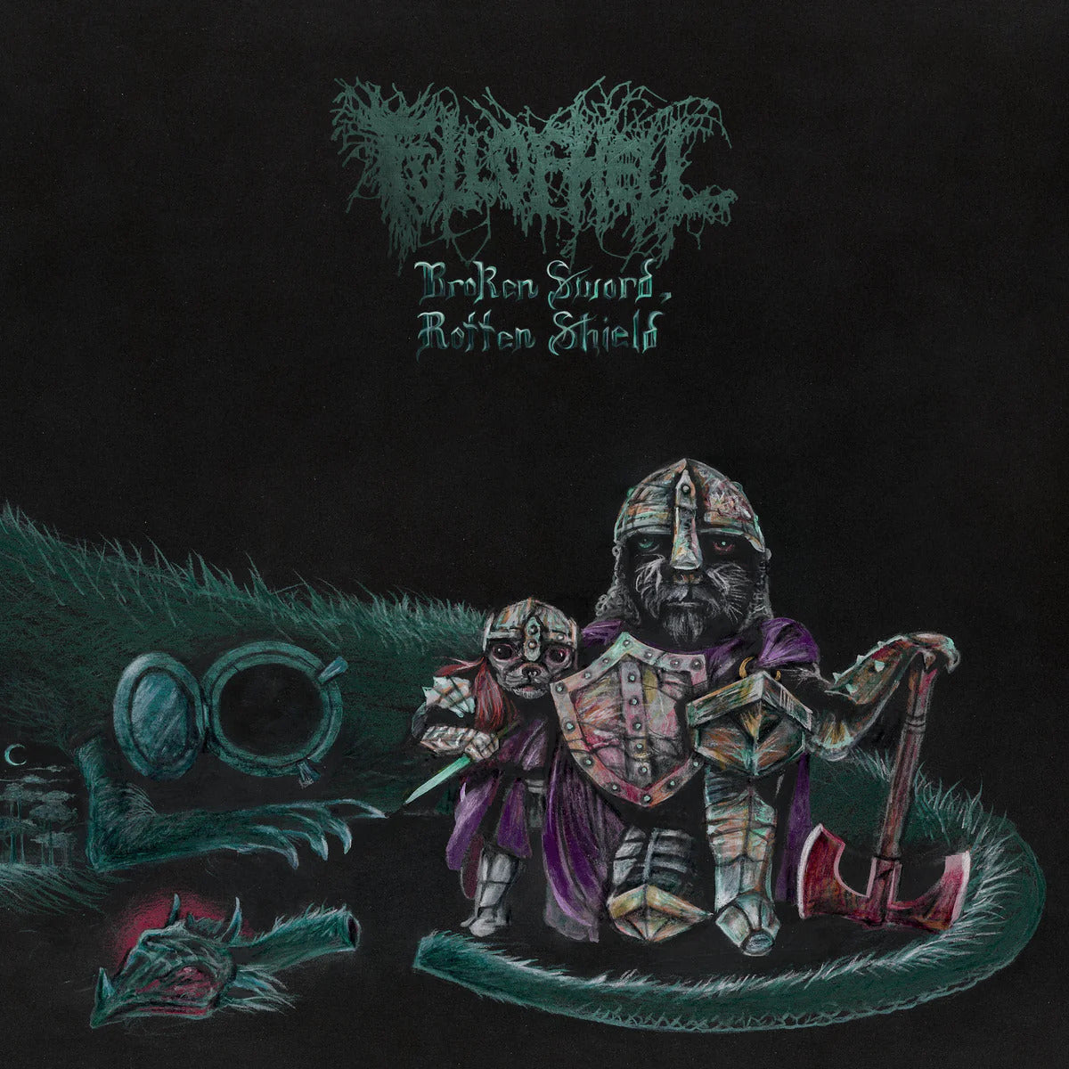 Rotten Shield (10" Vinyl) (Indie Exclusive) (White/Black/Oxblood/Blue Splatter Vinyl) Broken Sword |