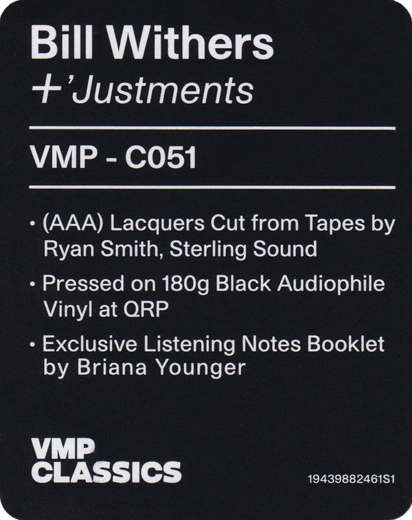 +'Justments *180G* | Mint (M) Mint (M)