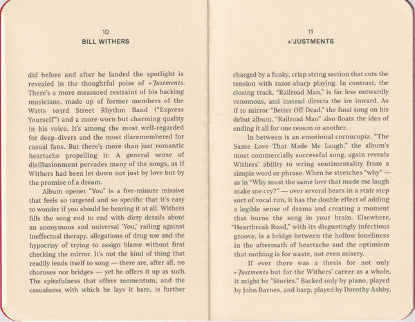 +'Justments *180G* | Mint (M) Mint (M)