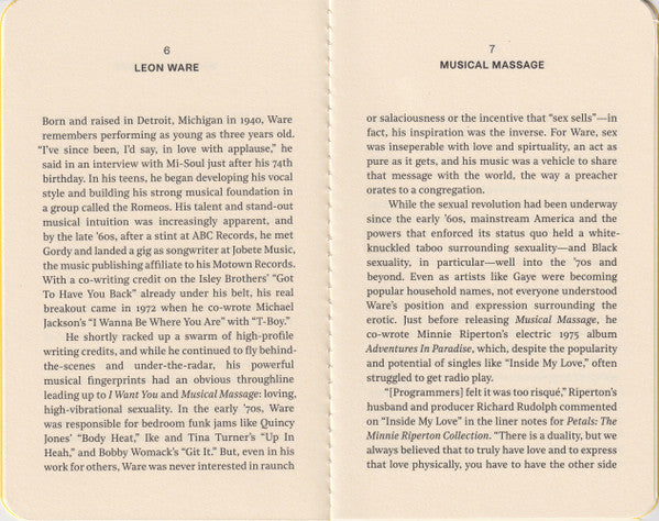 Musical Massage (VINYL / VMP) | Mint (M) Mint (M)