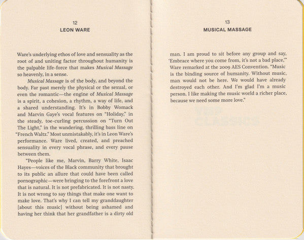 Musical Massage (VINYL / VMP) | Mint (M) Mint (M)