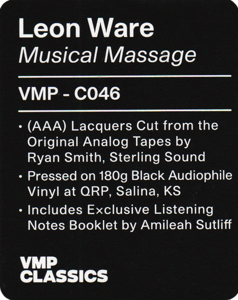 Musical Massage (VINYL / VMP) | Mint (M) Mint (M)