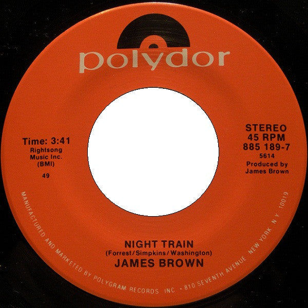 Night Train / Papa's Got A Brand New Bag *45* | Near Mint (NM) Generic
