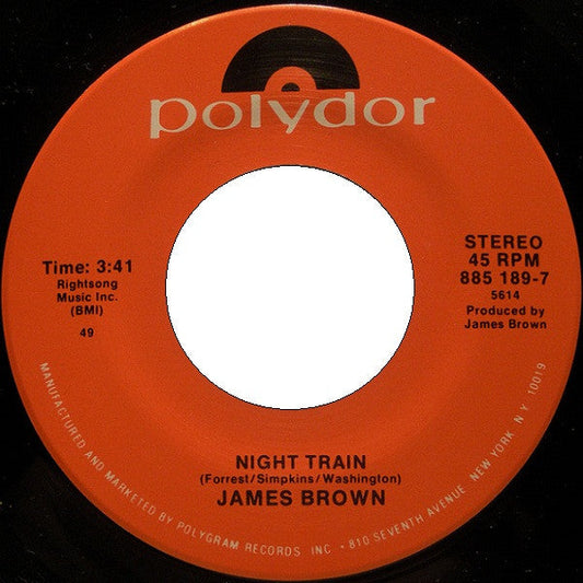 Night Train / Papa's Got A Brand New Bag *45* | Near Mint (NM) Generic