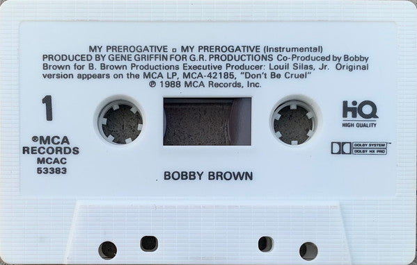 My Prerogative *CASSETTE* | Near Mint (NM) Near Mint (NM)