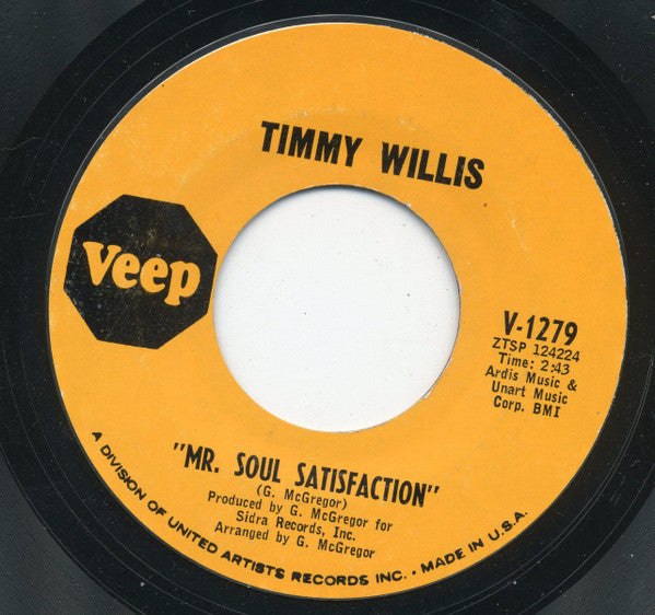 Mr. Soul Satisfaction / I'm Wondering (7" VINYL) | Very Good (VG) Generic