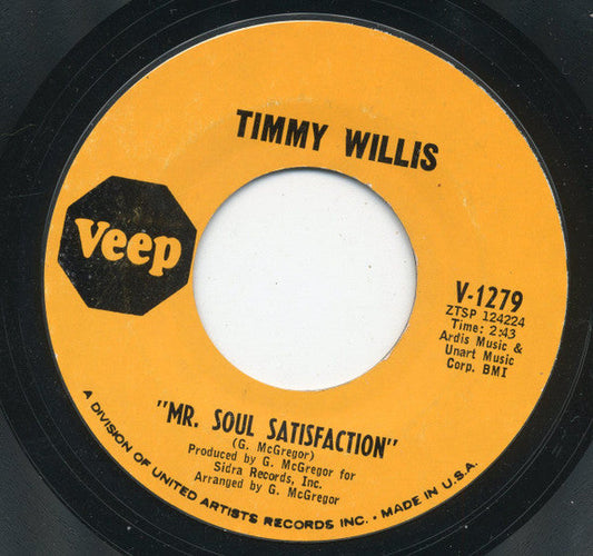 Mr. Soul Satisfaction / I'm Wondering (7" VINYL) | Very Good (VG) Generic