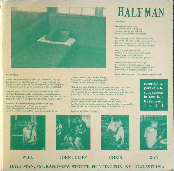 Half Man / Kisses And Hugs | Very Good Plus (VG+) Very Good Plus (VG+)