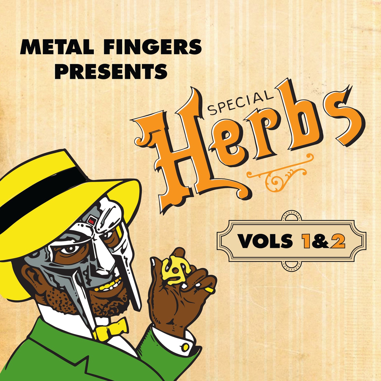 Metal Fingers Presents: Special Herbs Vol. 1 & 2 *PRE-ORDER 9/5/25*(MUSTARD YELLOW VINYL) | Mint (M) Mint (M)